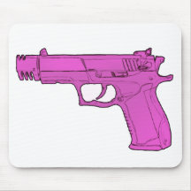 Arma rosado Mousepad