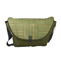 "Armadura de bambú " Bolsa Messenger