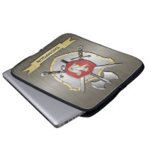 Armadura del escudo de la batalla de la ardilla funda ordendadores