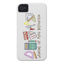 Armas de la destrucción de la matemáticas iPhone 4 cárcasa