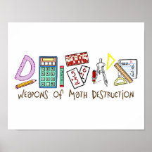 Armas de la destrucción de la matemáticas impresiones