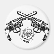 armas y rosas imanes  