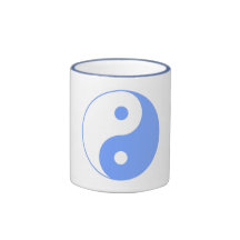 Armonía azul taza de café