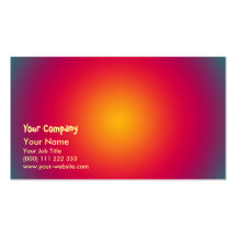 Armonía del color del sol naciente tarjeta de negocio