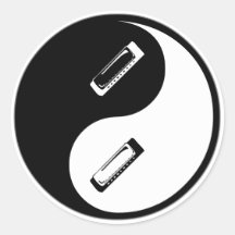 Armónica de Yin Yang Pegatinas