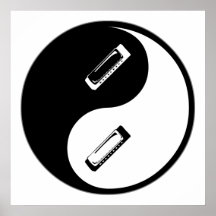 Armónica de Yin Yang Posters