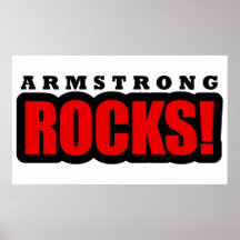 Armstrong, diseño de la ciudad de Alabama Poster