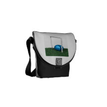 Aro y bola del croquet bolsa de mensajería