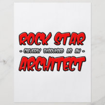 Arquitecto de la estrella del rock… tarjetones