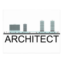 ¡Arquitecto! ¡Diseño original! Postal