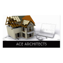 Arquitectos o tarjeta de visita de construcción