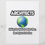 Arquitectos… que hacen el mundo un mejor lugar tarjetas publicitarias