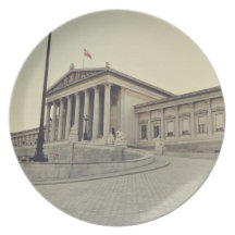 Arquitectura de Viena Plato Para Fiesta