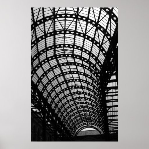 Arquitectura en negro y blanco posters