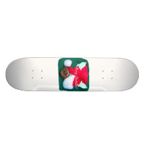 Arrastre por Felices Navidad y campanas del gorra  Monopatin Personalizado