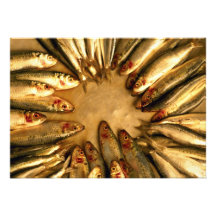 Arreglo hermoso de los pescados, Tailandia Invitaciones Personalizada