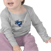 Arrendajo azul del nacido en el baby-boom camisetas