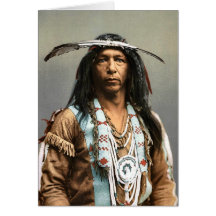 Arrowmaker - Ojibwa Brave1903 Tarjetón