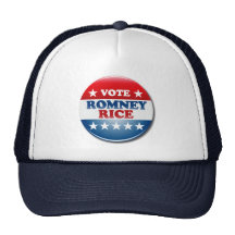 ARROZ VP ROUND.png del VOTO ROMNEY Gorra