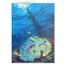Arruinado con clownfish tarjetas
