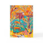 Art Card: Relaxing Red Pandas tarjetas