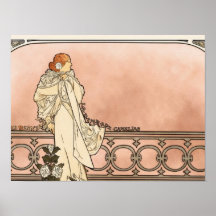 Art déco de Alfonso Mucha Impresiones