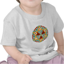Art Deco modelo de círculo circle pattern Camiseta