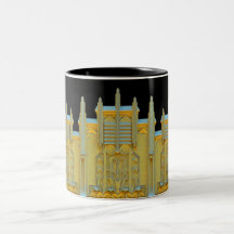 Art déco taza