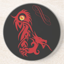 Arte #1 del dragón posavasos diseño