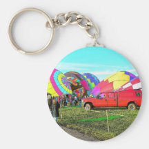 Arte 4 del globo llaveros personalizados