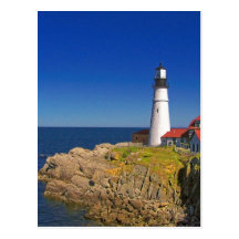 Arte 7 del faro tarjetas postales