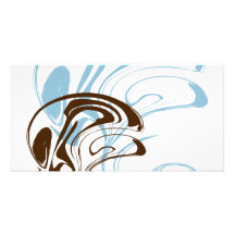 Arte abstracto bonito #002 tarjeta fotografica personalizada