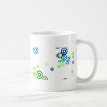 Arte abstracto bonito tazas