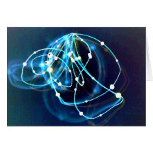 Arte abstracto de CricketDiane de la atomicidad 3 Felicitaciones