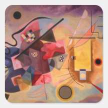 Arte abstracto de Kandinsky Colcomanias Cuadradass