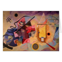 Arte abstracto de Kandinsky Tarjeta