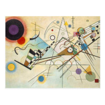 Arte abstracto de Kandinsky Tarjeta Postal