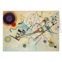 Arte abstracto de Kandinsky Tarjetas