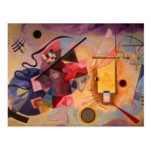 Arte abstracto de Kandinsky Tarjetas Postales