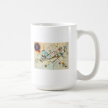 Arte abstracto de Kandinsky Taza De Café