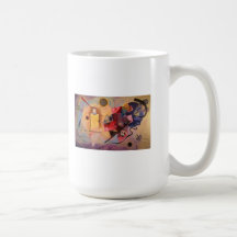 Arte abstracto de Kandinsky Tazas De Café