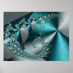 Arte abstracto de la chispa 2 poster