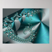 Arte abstracto de la chispa 2 poster