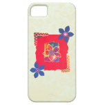 Arte abstracto de la flor iPhone 5 Case-Mate carcasas
