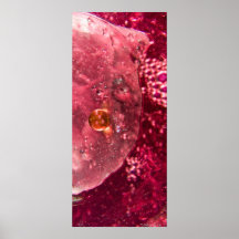 Arte abstracto de la pared del orbe poster