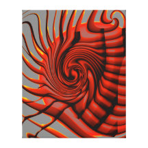 Arte abstracto de la pared lienzo envuelto para galerías