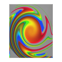 Arte abstracto de la pared lienzo envuelto para galerias