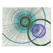 Arte abstracto del círculo foto