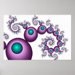 arte abstracto del fractal (116) poster