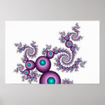 arte abstracto del fractal (117) poster